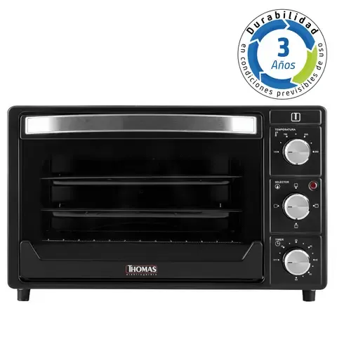 Horno eléctrico 25 litros negro