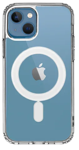 Pouzdro Comfort Magnet iPhone 13/6.1 průhledná