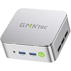 GMKtec Mini PC Computer, G10 Ryzen 5 3500U (Beats N150/3300U/3200U), 16GB RAM 512GB SSD 2.5GbE NIC LAN Desktop Office Home Business HTPC, Triple 4K Display, WiFi, BT, USB-C, DP, Type-C PD, HDMI 2.1