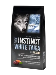 PURE INSTINCT WHITE TAIGA mit Rentier, Lachs für Hunde 12 kg