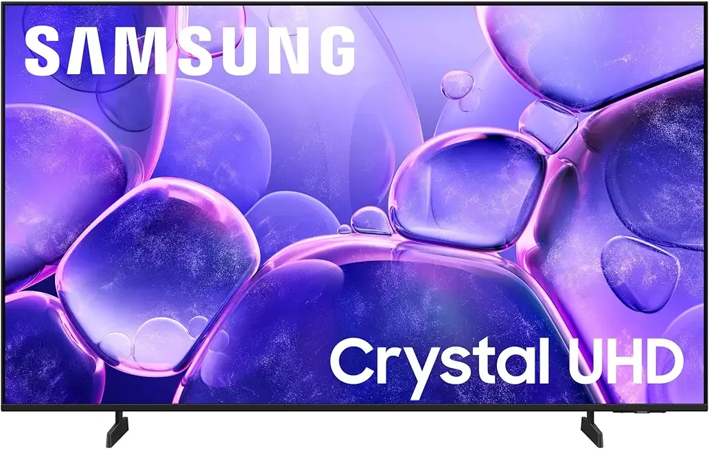 Samsung 70-Inch Class Crystal UHD U8000F 4K Smart TV (2025 Model) Endless Free Content, Crystal Processor 4K, MetalStream Design, Knox Security, Alexa Built-in