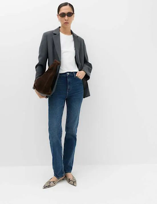 Gerade Jeans in mittlerer Höhe „Sienna“