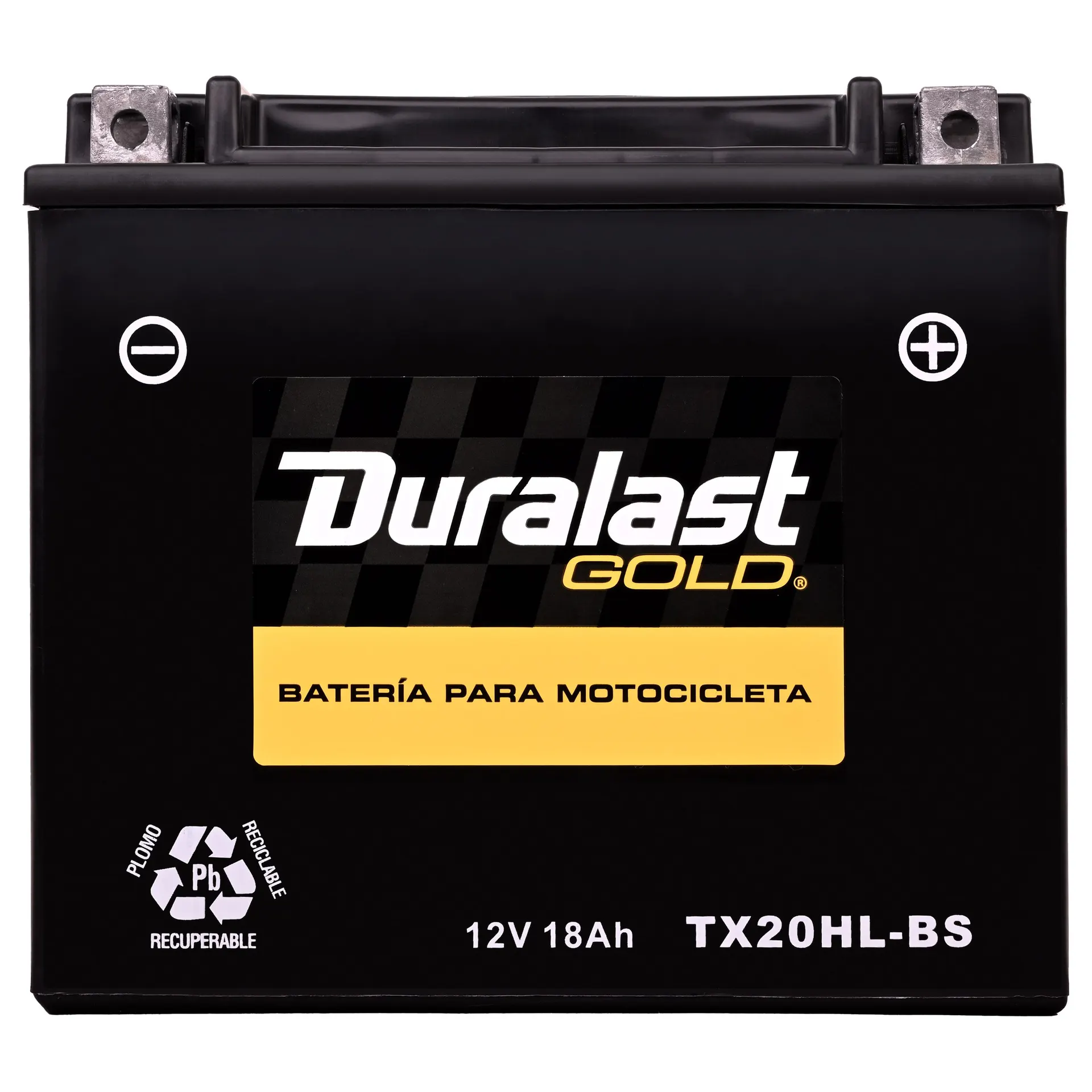 Batería Duralast Gold de Fibra de Vidrio Absorbente (AGM) CTX20HL-BS