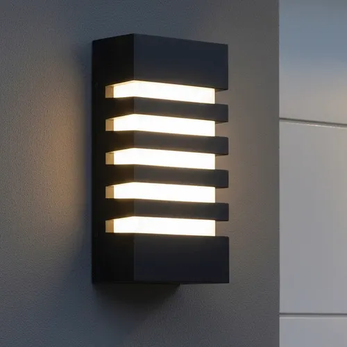 Canarm Inc. Fidjy Black LED Outdoor Wall Light