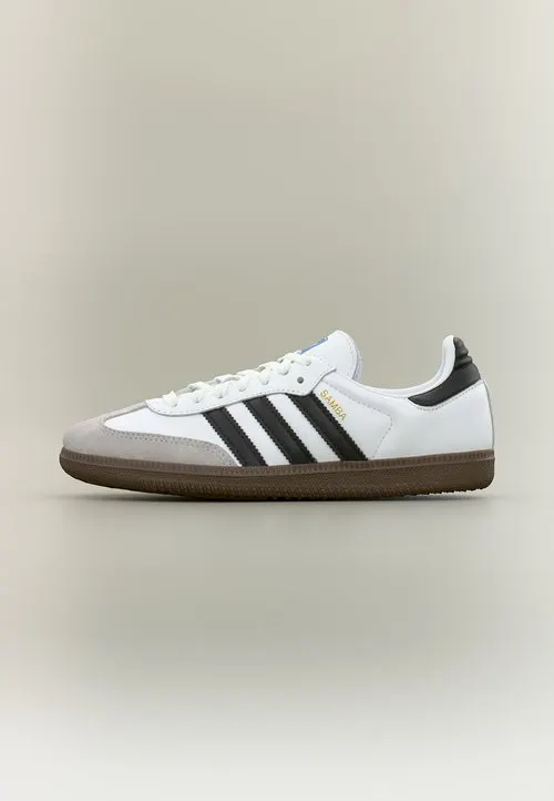 SAMBA OG UNISEX - Joggesko - footwear white/core black/clear granit