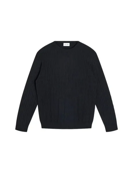 Cotoncash Cable Iq Sweater Royal Blue