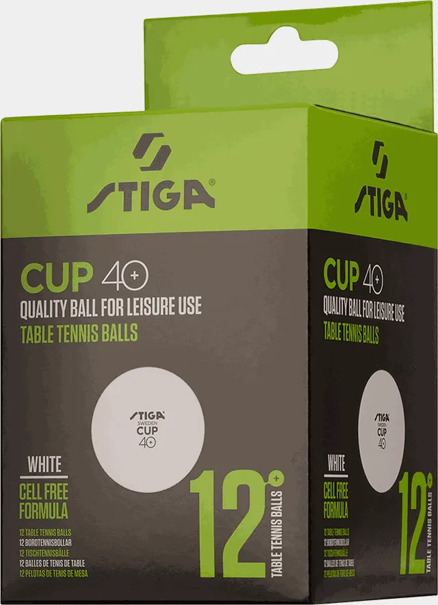 Cup Vit, 12-pack, bordtennisballer
