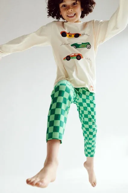 Kids pyjama set met raceauto's