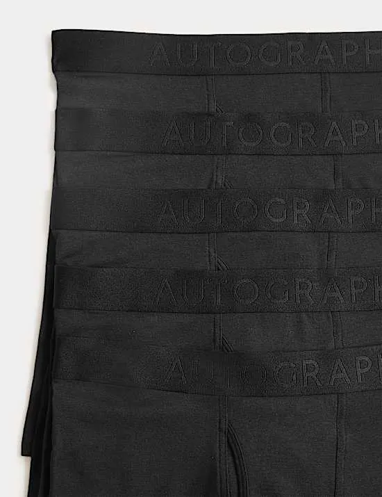 5er-Pack Länger geschnittene Unterhosen aus Supima®-Baumwoll-Modal