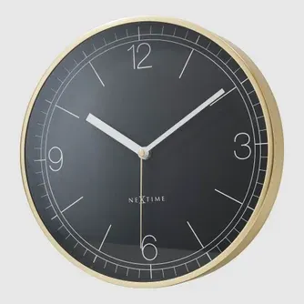 Nextime Wall Clock Nova Aluminium