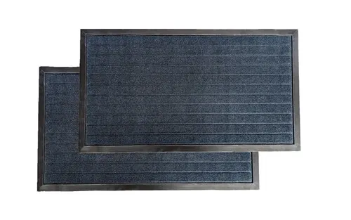 Blue 30" x 16-1/2" Door Mat - 2 Pack