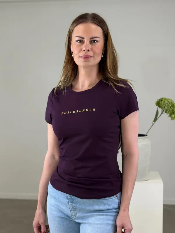 Philosopher SS T-shirt Blackberry