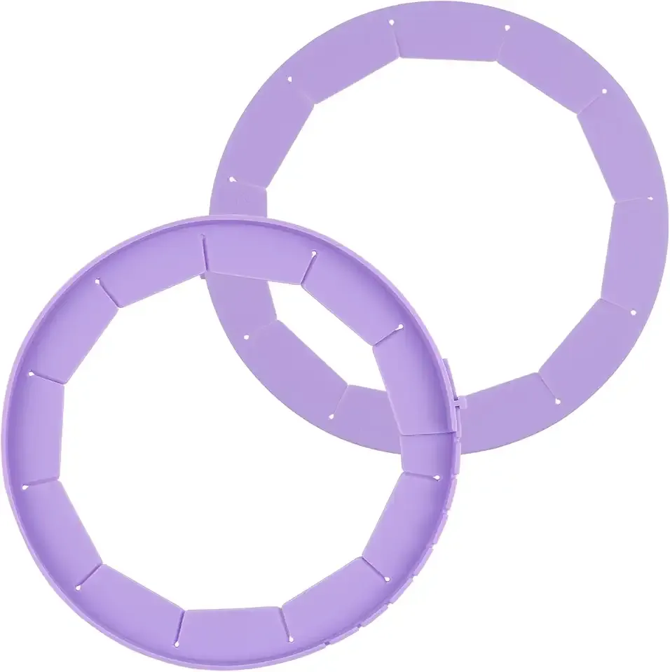 Silicone Pie Crust Shield, Adjustable Bake Crust Protector, Heavy Duty Pie Crust Edge Shield Cover Pie Ring for Crust Pie Saver, Pie Crust Kit for Baking Pie Pizza Fits 8-10.5” Pie Pans