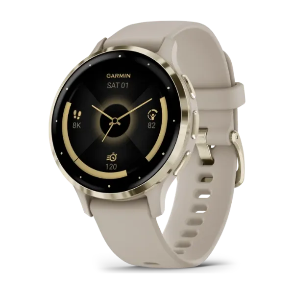 Garmin Venu 3S smartklokke French Gray/soft gold