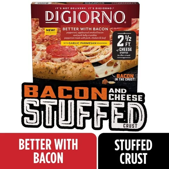 DiGiorno Frozen Pizza Stuffed Crust Pepperoni and Bacon Pizza, 22.8 oz $8.47 37.1 ¢/oz