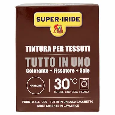 Tintura per Tessuti Tutto in Uno 30°C Marrone 350 g