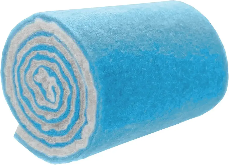 Big Kahuna Aquarium Filter Floss for Fish Tank Filters – Aquarium Filter Pad – 3/4-1 Inch Thick 12 Inch Wide 10 Feet Long - Media Roll for Healthy Water in Freshwater Aquariums or Marine Aquariums