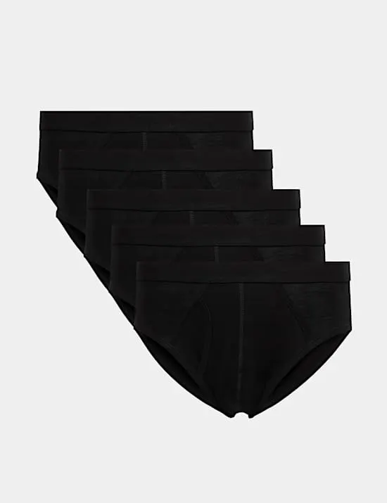 5er-Pack Cool & Fresh™ Slips aus Baumwolle mit Stretchanteil