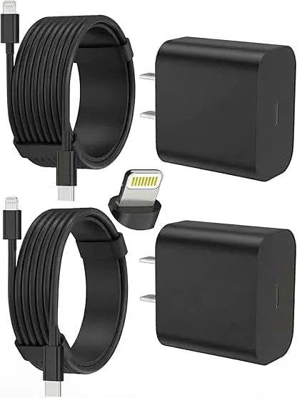 FEEL2NICE iPhone Charger Fast Charging 2 Pack Type C…