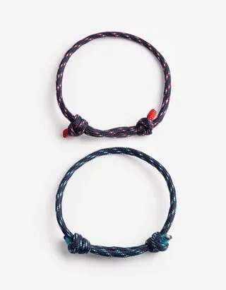 Braccialetto - Confezione doppia - nero