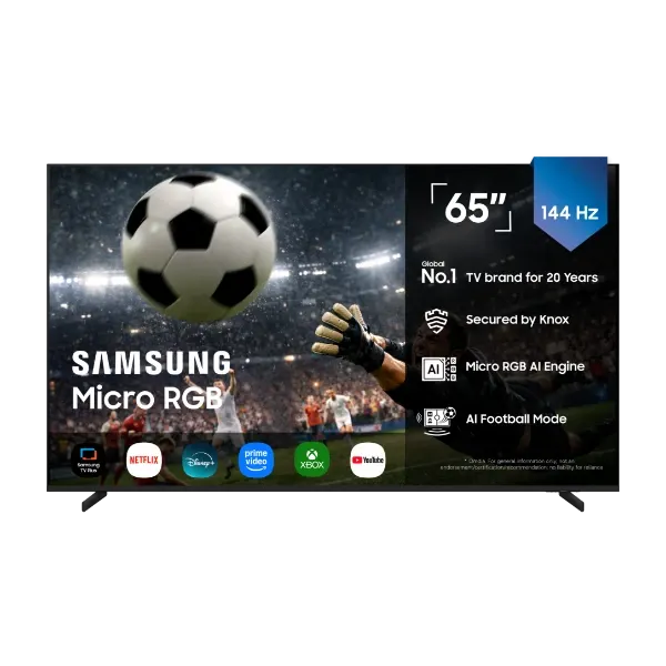 Samsung 65" 4K Micro RGB TV 2026 - TMR65R85HAUXXC