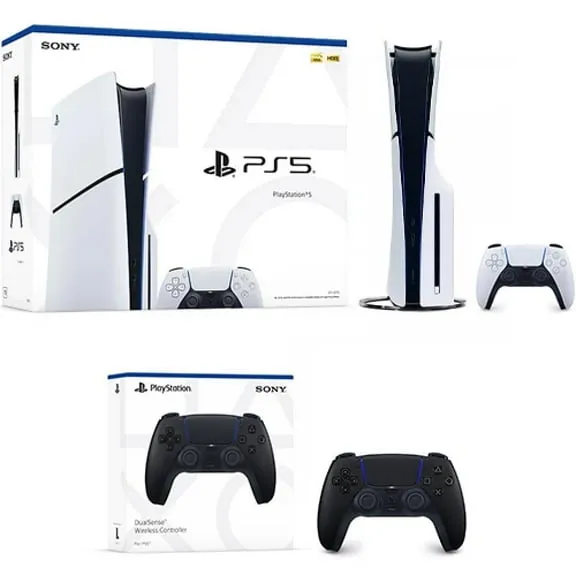 PlayStation 5 Slim Console + PlayStation 5 DualSense Wireless Controller Midnight Black $729.95