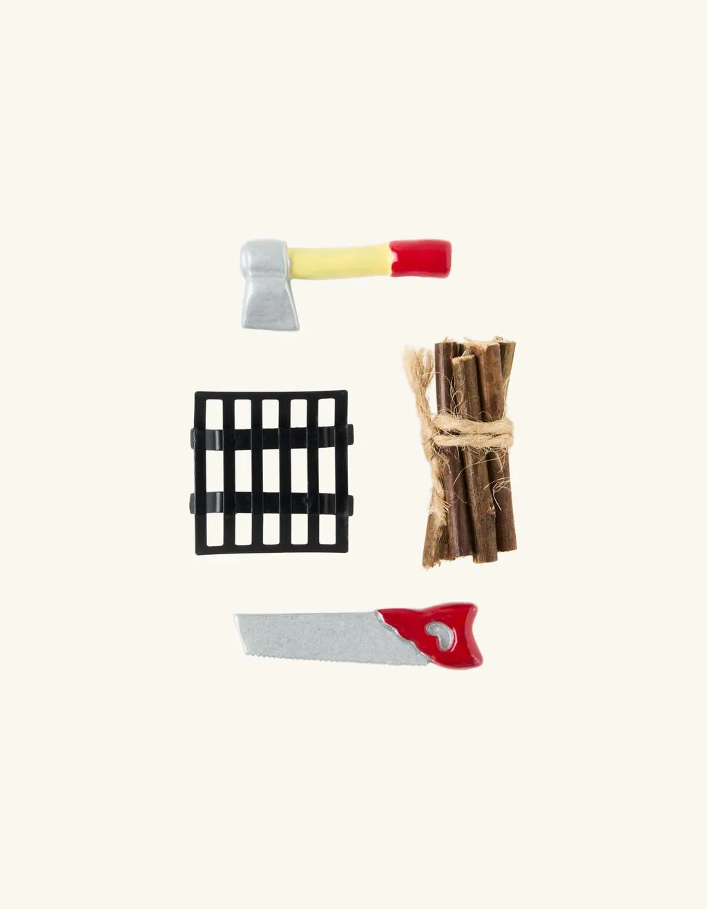 Miniatur-Holzscheit-Set