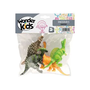 Set de 4 petites figurines dinosaures (assortiment aléatoire)