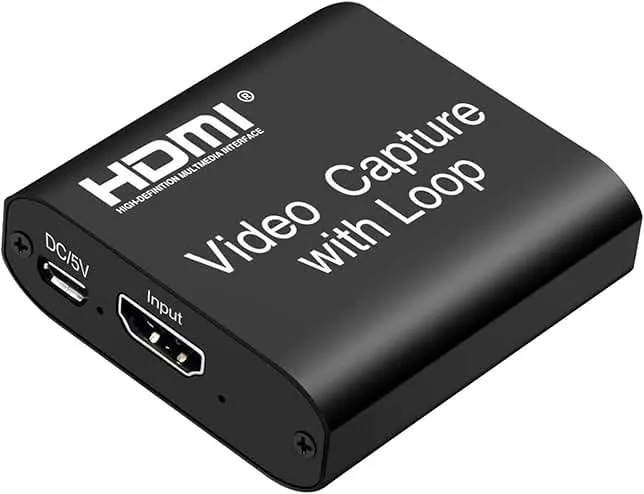 ORIVISION Video Capture Card 4K HDMI Device with Loop Out, Full HD 1080P Game Capture Video Recorder for Live Streaming, Broadcasting or Video Conference,S3/PS4/Xbox One/DSLR/Camcorders