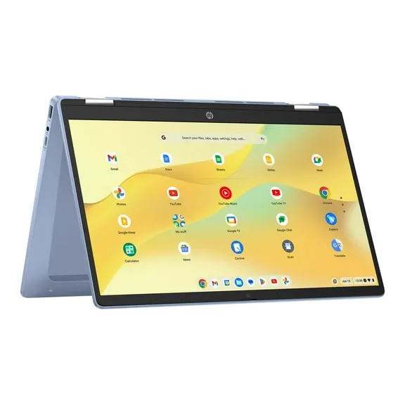 HP Chromebook x360 14 inch FHD IPS Touch 2-in-1 Laptop Intel Processor N100 4GB RAM 64GB eMMC - Sky Blue $286.86