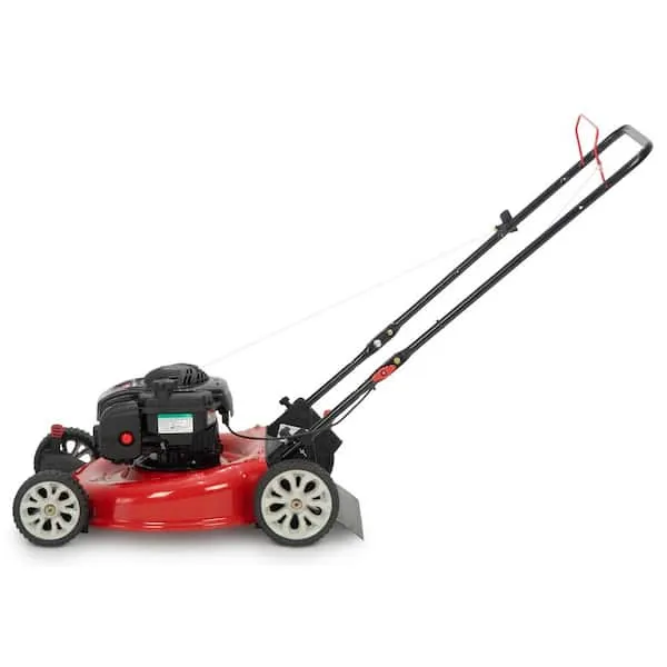 Troy-Bilt 21 in. 140 cc Briggs and Stratton Gas Walk Behind Push Lawn Mower with Mulching Kit Included