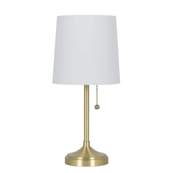 Mainstays Mini Gold Stick Table Lamp, 13.5" H