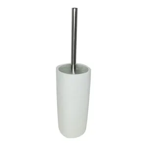 Portascopino kelly H 40 cm in ceramica bianco