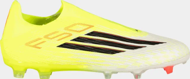 F50 League Laceless FG/MG, fotballsko gress og kunstgress, unisex - Gul
