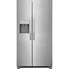 Frigidaire 25.6 CuFt Side-by-Side Refrigerator in Stainless Steel with EvenTemp™ Cooling System