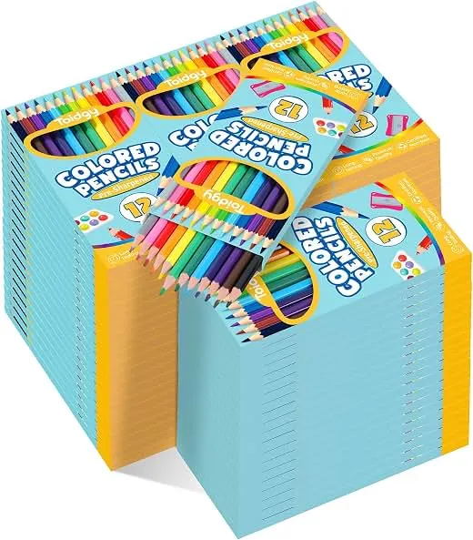 1008 Count Colored Pencils for Kids, 84 Pack Colored Pencils Bulk 12 Colors | Pre-sharpene…