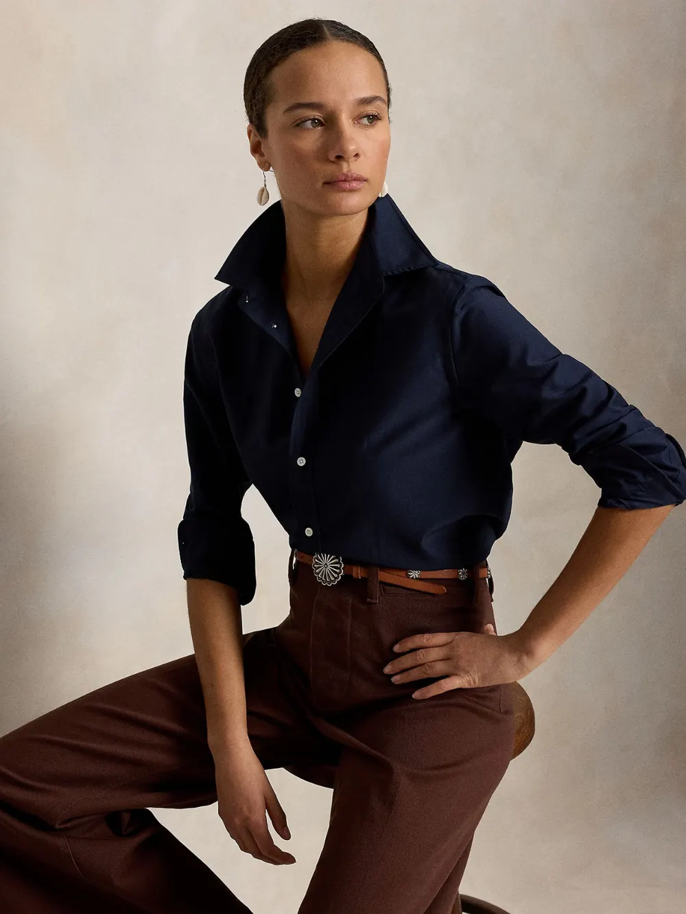 COTTON-SILK SHIRT