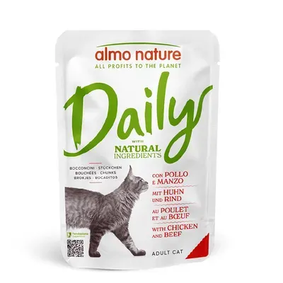 Lot Almo Nature Daily 12 x 70 g pour chat