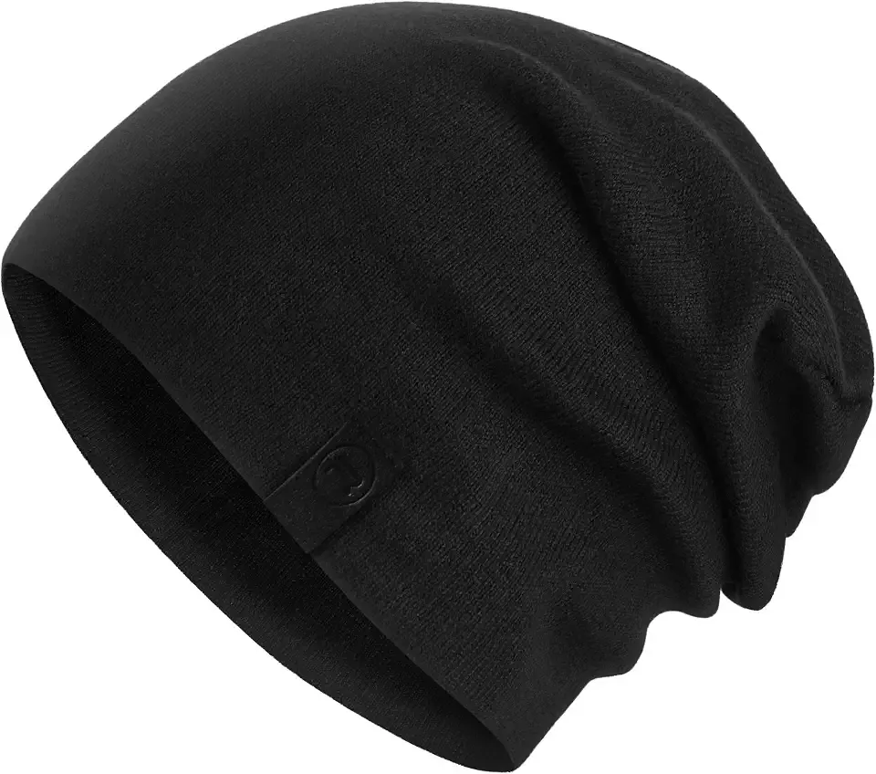 Warm Slouchy Beanie Hat - Deliciously Soft Daily Beanie in Fine Knit