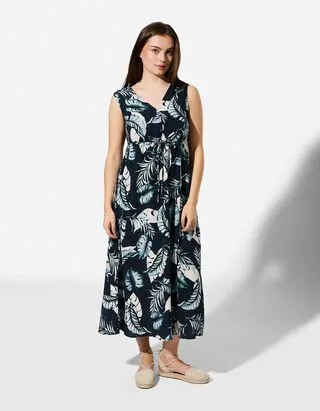 Abito maxi - Lungo - Blu scuro