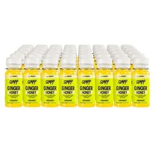 SLAPP Organic Ginger & Honey Daily Booster Shots, 48-count