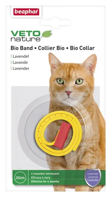 Bioband kat lavendel