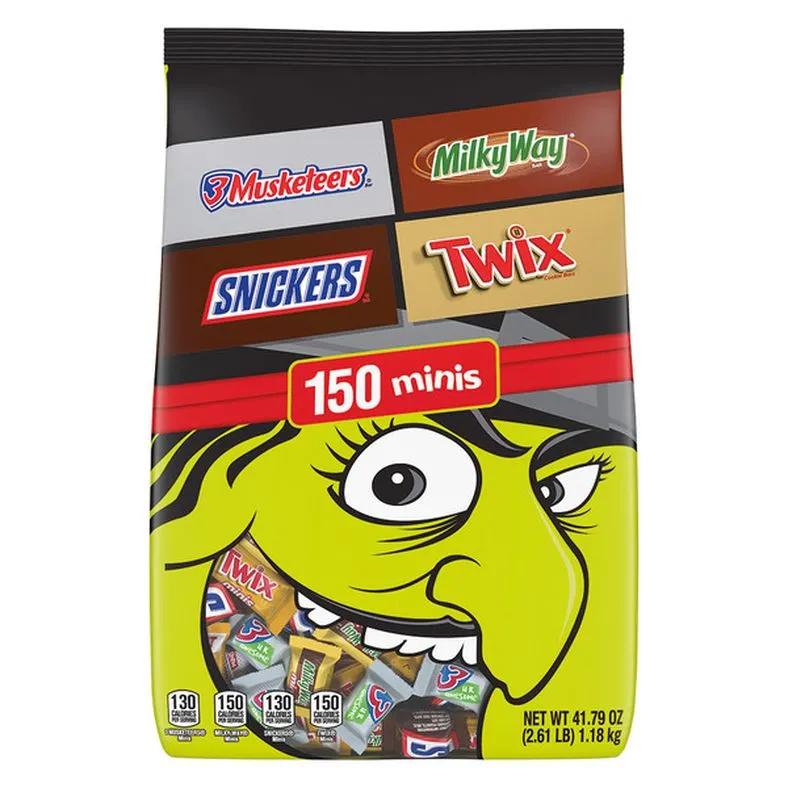 Mars Assorted Mini Chocolates Witch Mix - 150 Pieces