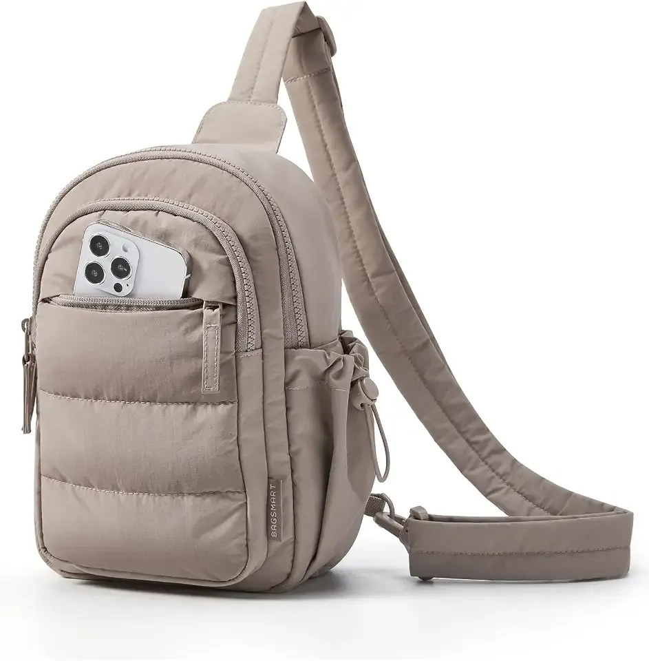 Small Sling Bag for Women, Puffer Crossbody Bag Hobo Handbag