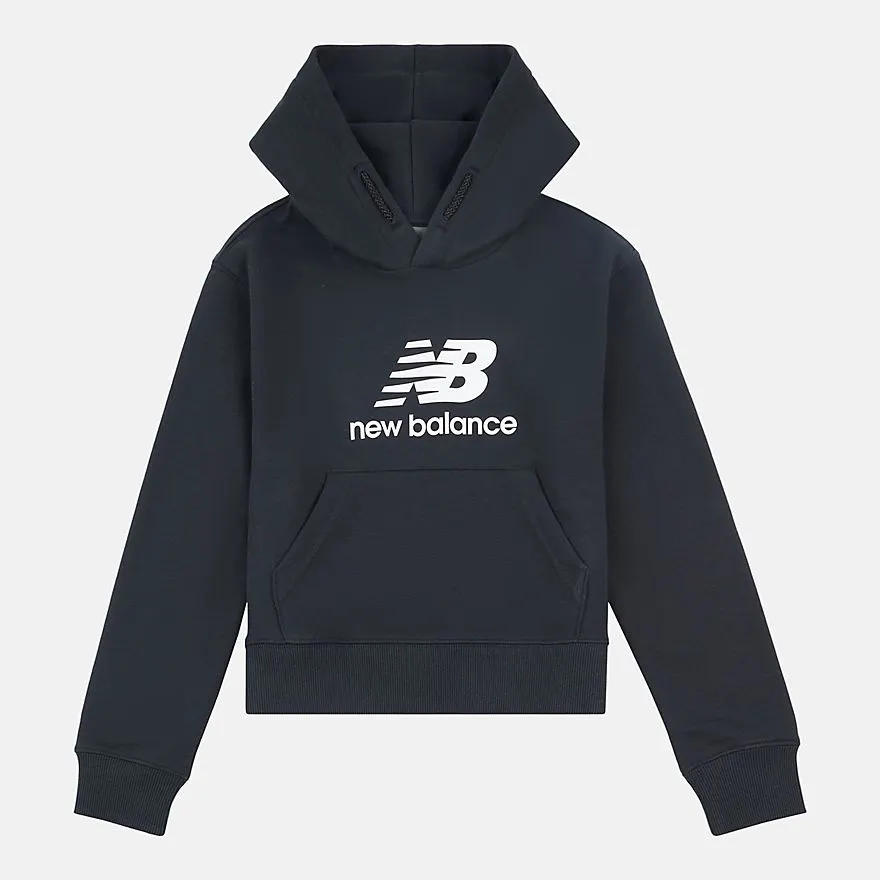 French Terry Stacked Logo Hoodie