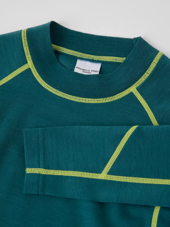 Smart og behagelig blanding av merinoull og polyester med ekstra myke sømmer