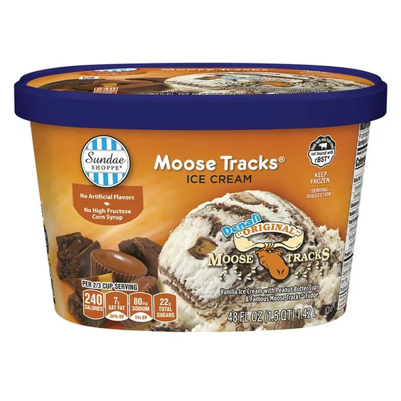 Sundae Shoppe Moose Tracks Ice Cream