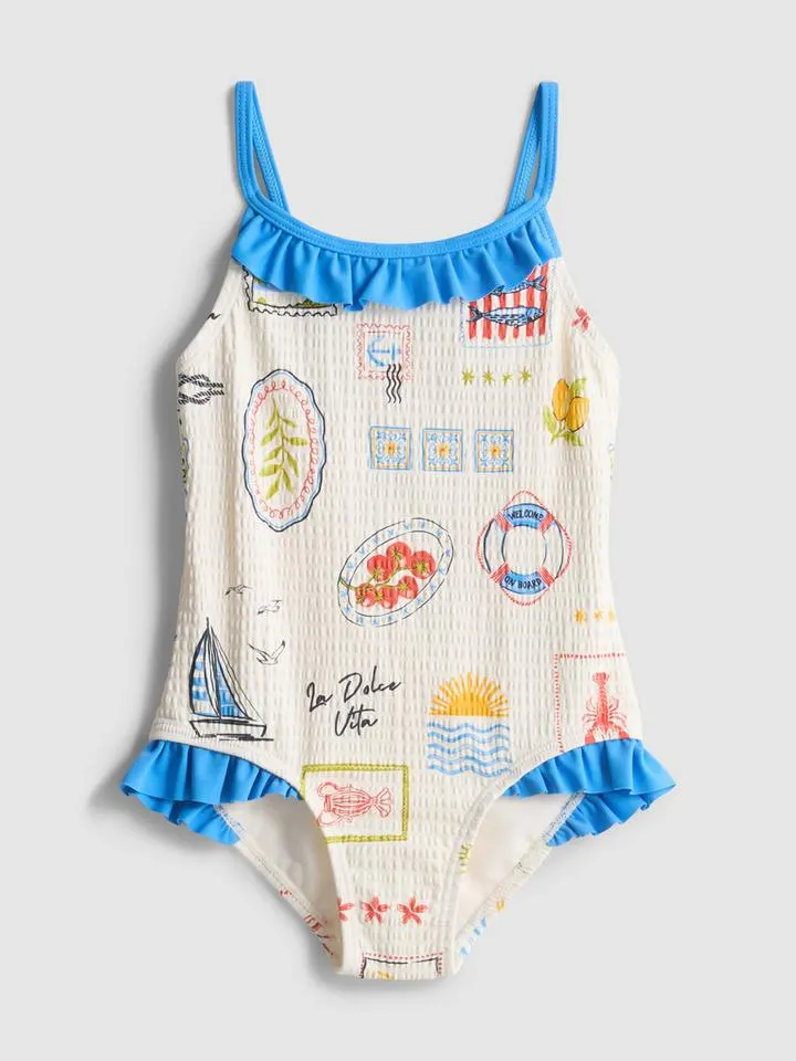 18 mois–9 ans | Maillot de bain carte postale