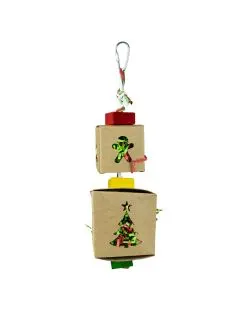 Petlala Christmas Stacked Boxes - Interactief - 7,5x7,5x31 cm