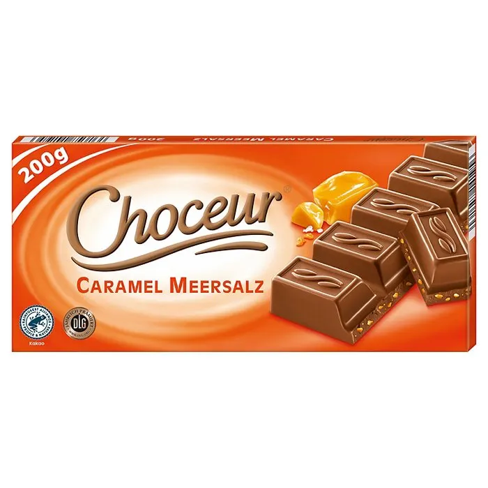 CHOCEUR Schokolade 200 g, Karamell Salz